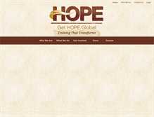 Tablet Screenshot of get-hope-global.org